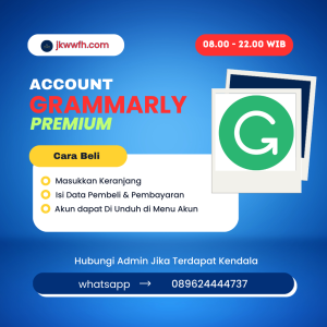 AKUN GRAMMARLY PREMIUM 1 BULAN PREMIUM
