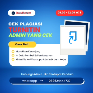 CEK TURNITIN BY ADMIN DI JAM KERJA