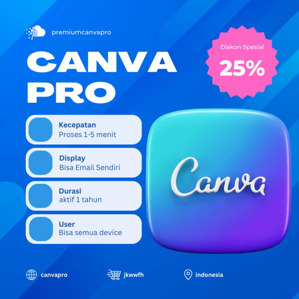 CANVA PRO 1 TAHUN
