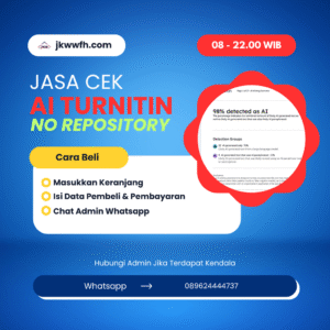 JASA CEK AI TURNITIN DAN PLAGIAT NO REPOSITORY